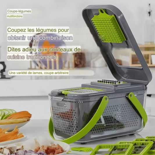 🥕 Coupe-Légumes Multifonction 22-en-1 – La Cuisine Intelligente