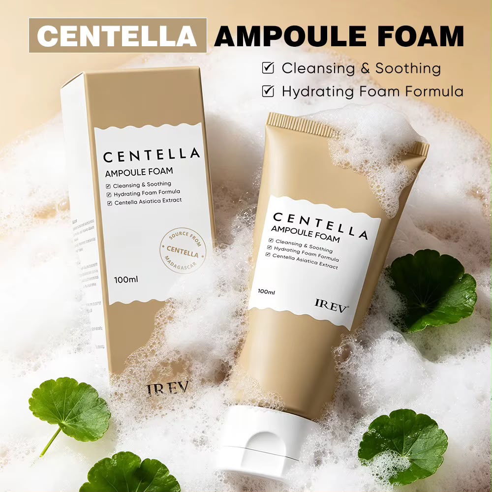 🌿 Centella Ampoule Foam – Nettoyant Visage Apaisant