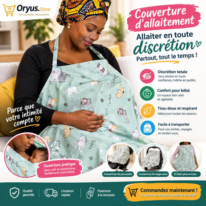 👶🍼 Couverture d’Allaitement Bébé – Allaitez en toute sérénité