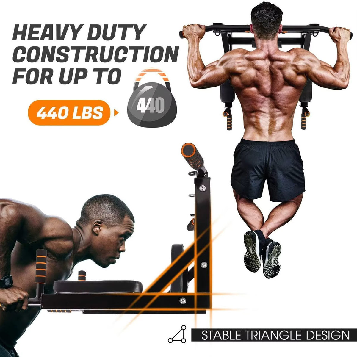 💪🔥 Station de Musculation Murale 2-en-1