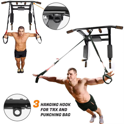 💪🔥 Station de Musculation Murale 2-en-1