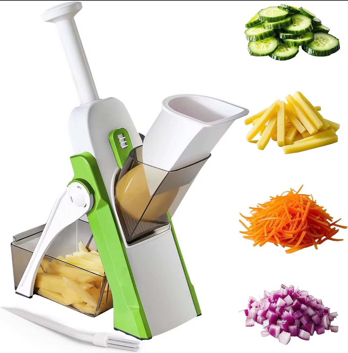 Coupe-légumes multifonction manuel 🥕🥒