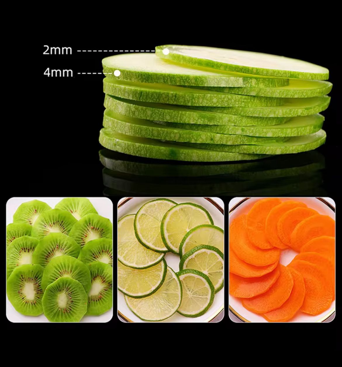 Coupe-légumes multifonction manuel 🥕🥒