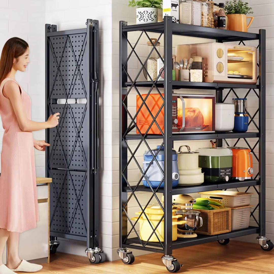 🏡 Étagère Pliable 5 Niveaux – Rangement Instantané