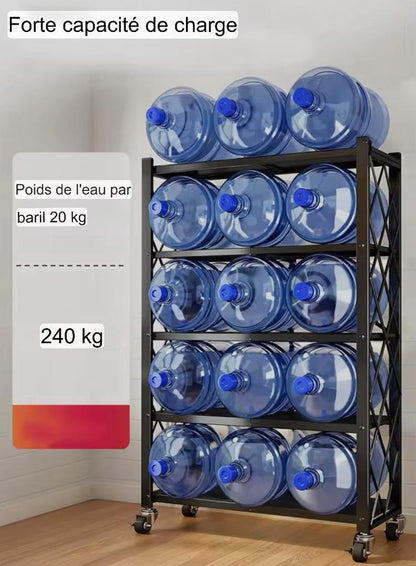 🏡 Étagère Pliable 5 Niveaux – Rangement Instantané