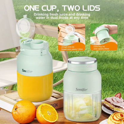 🥳 Sonifer Portable Blender Cup SF-8131 – Mixez partout et facilement !