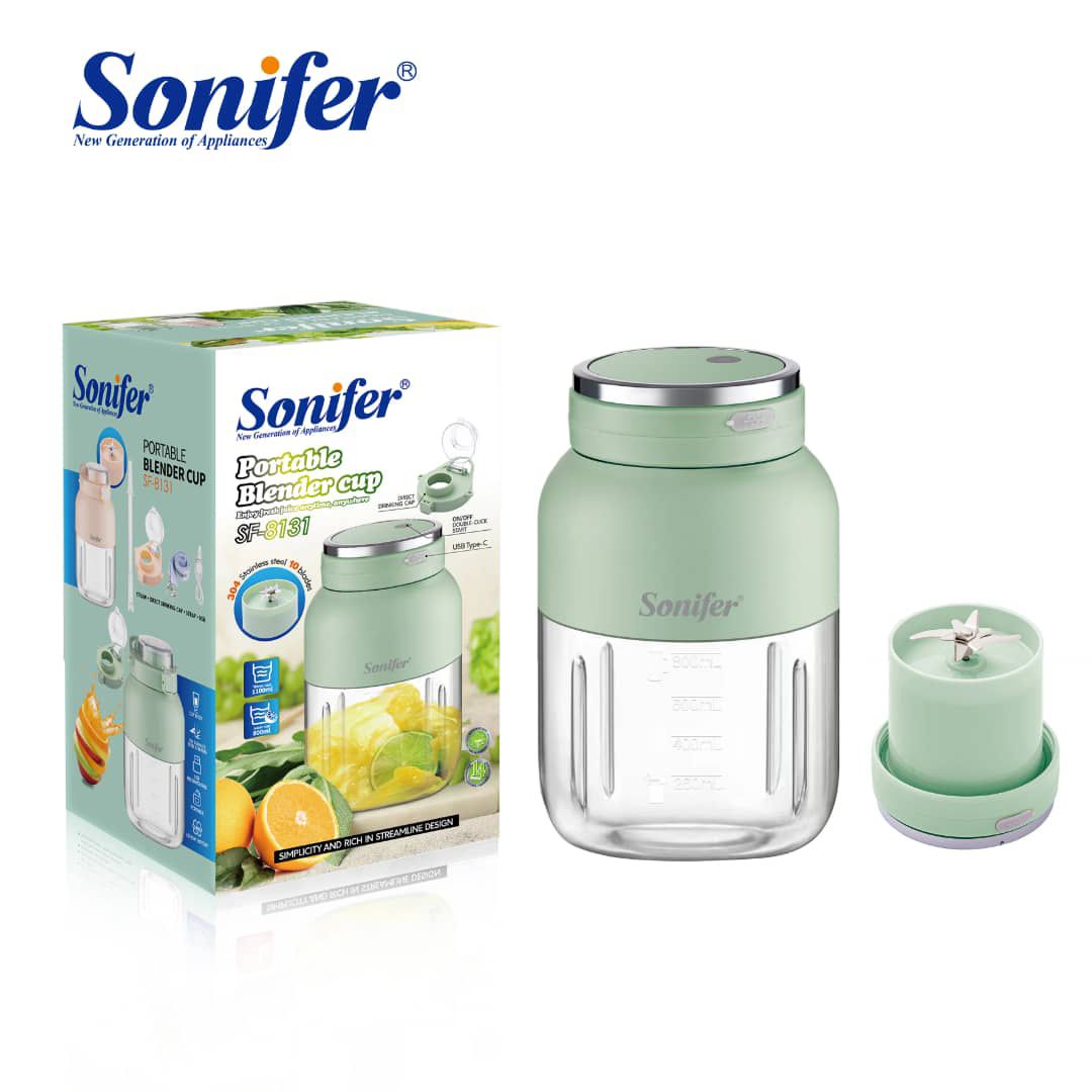 🥳 Sonifer Portable Blender Cup SF-8131 – Mixez partout et facilement !