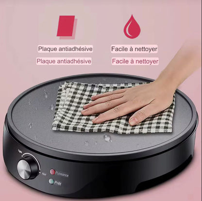 🥞 Crêpe Maker Électrique – Des crêpes parfaites à la maison