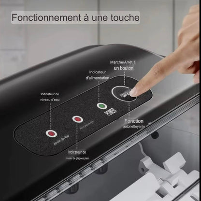 🧊 MACHINE À GLAÇONS EXPRESS – GLAÇONS EN 6 À 10 MINUTES !
