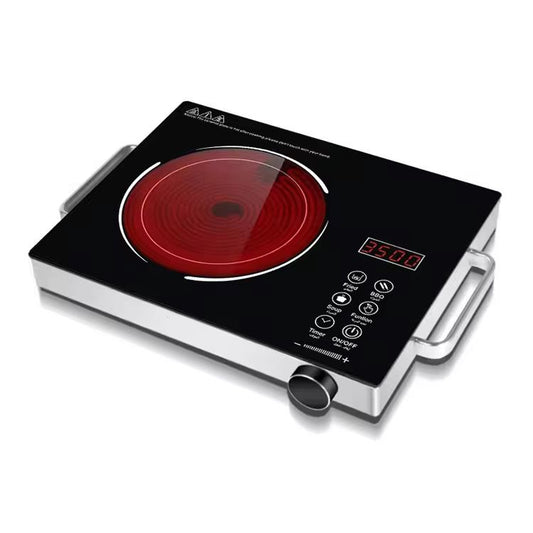 🔥 Plaque Vitrocéramique Électrique 2200W – Cuisine Moderne; Rapide