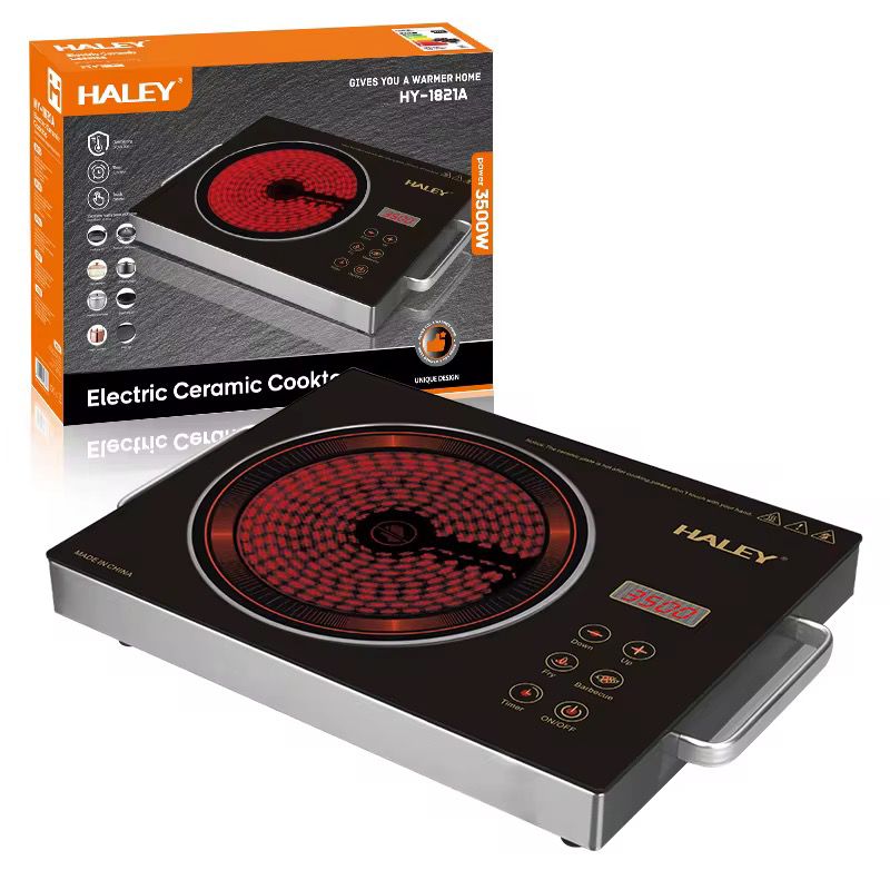 🔥 Plaque Vitrocéramique Électrique 2200W – Cuisine Moderne; Rapide