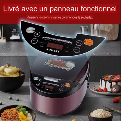🍚 Cuiseur de Riz Intelligent 6L – La Cuisine Sans Stress