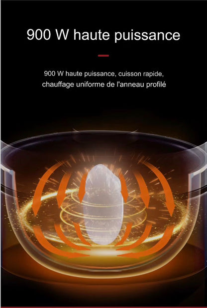 🍚 Cuiseur de Riz Intelligent 6L – La Cuisine Sans Stress