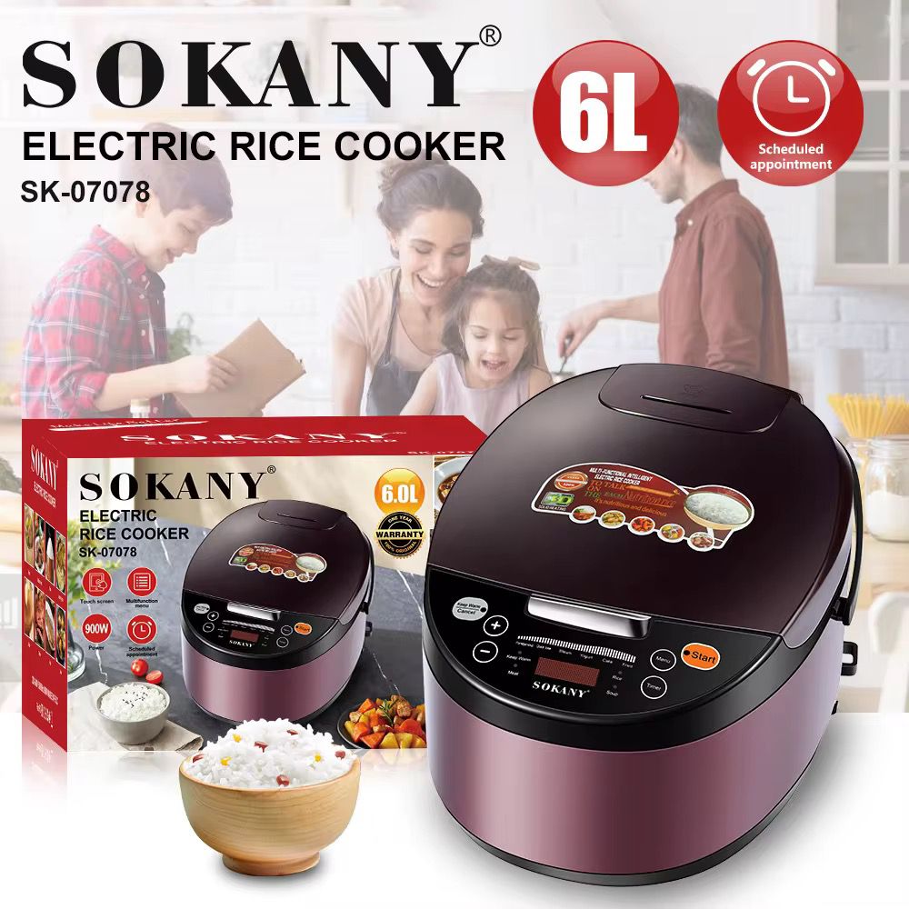 🍚 Cuiseur de Riz Intelligent 6L – La Cuisine Sans Stress