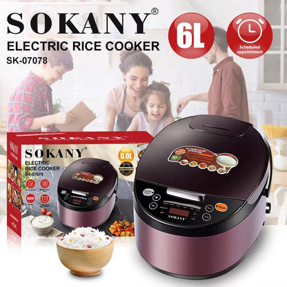 🍚 Cuiseur de Riz Intelligent 6L – La Cuisine Sans Stress