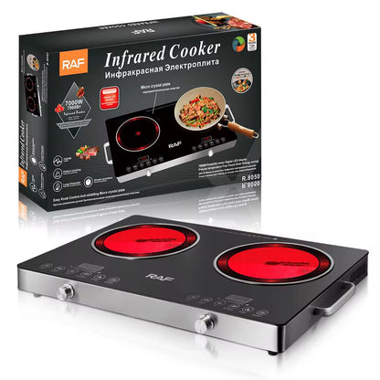 🔥 Double Plaque Infrarouge RAF – La cuisine moderne sans gaz