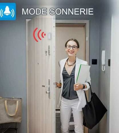🔒 Alarme Magnétique de Porte & Fenêtre – Sécurité Instantanée