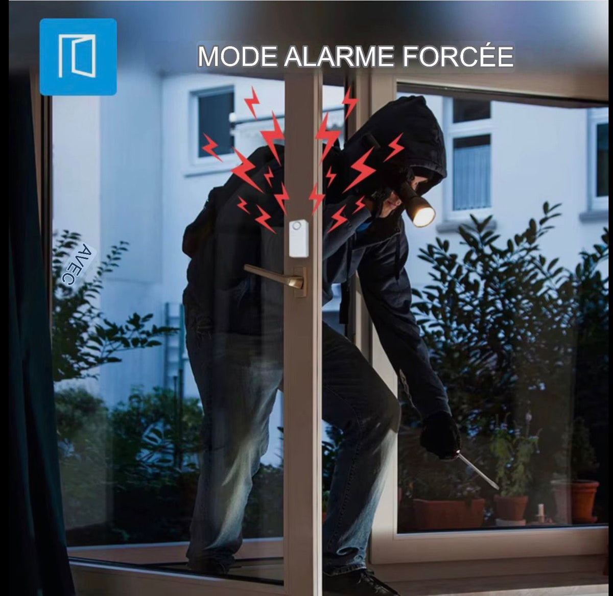 🔒 Alarme Magnétique de Porte & Fenêtre – Sécurité Instantanée
