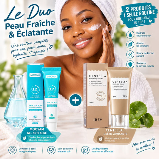 🌿 DUO CENTELLA + MOOYAM : LA ROUTINE PEAU NETTE & Éclatante ✨